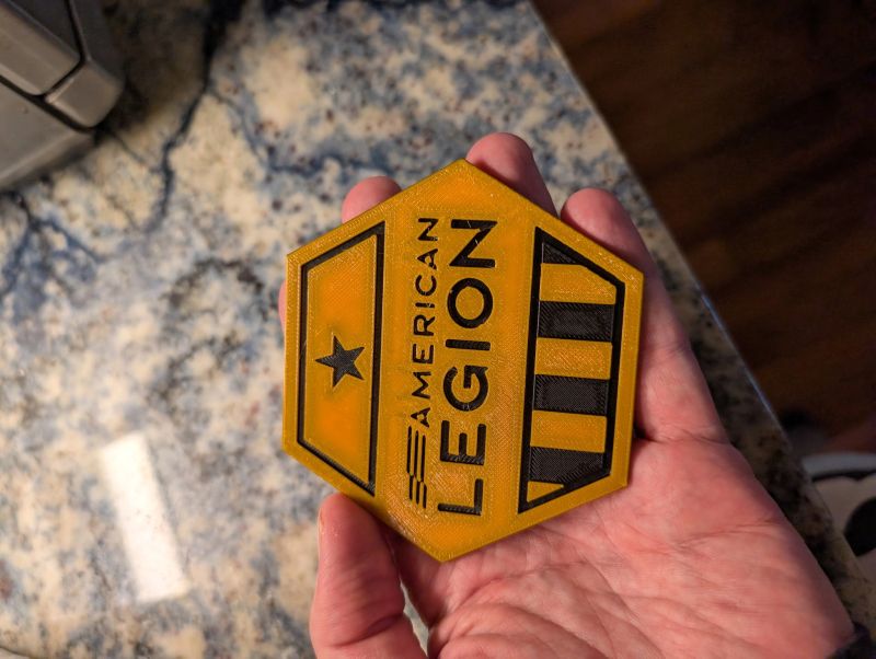 Custom branded drink coaster made from recycled bottle caps