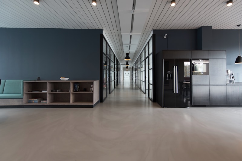 Modern food service interior